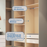 Guarda Roupa Modulado 5 Peças Elegance  - 12