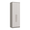 Ver imagem 6 de Guarda Roupa Modulado 5 Peças Elegance Cinza/Niquel/Blanc