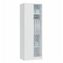Ver imagem 4 de Guarda Roupa Modulado Casal 7 Peças 100% MDF Requinte+ Branco/Line/Macadâmia