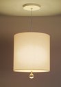 Ver imagem 2 de Luminária Pendente Com Cristal Cúpula Crú 25x25 1E27