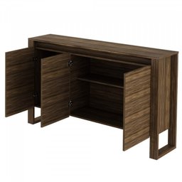 Kit 4 Peças com Mesa para Escritório em L, Gaveteiro, Armário Multiuso e Balcão - 11
