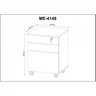 Kit 4 Peças com Mesa para Escritório em L, Gaveteiro, Armário Multiuso e Balcão - 17