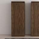 Ver imagem 5 de Kit 4 Peças com Mesa para Escritório em L, Gaveteiro, Armário Multiuso e Balcão