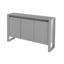 Ver imagem 7 de Conjunto 2 Peças com Mesa para Escritório em L e Armário Multiuso Baixo Branco