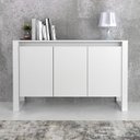 Ver imagem 5 de Conjunto 2 Peças com Mesa para Escritório em L e Armário Multiuso Baixo Branco
