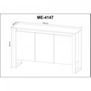 Ver mais imagens de Conjunto 2 Peças com Mesa para Escritório em L e Armário Multiuso Baixo Branco