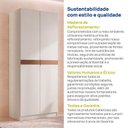 Ver mais imagens de Sapateira Planejada 2 Portas Corino Hera CabeCasa MadeiraOriginals Off White/Cream