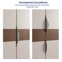 Ver imagem 5 de Sapateira Planejada 2 Portas Corino Hera CabeCasa MadeiraOriginals Off White/Cream