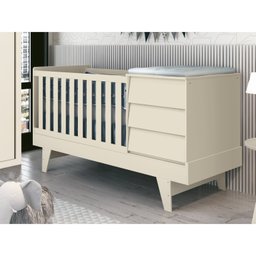 Berço Americano com Mesa de Cabeceira Prince - 6