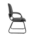 Ver imagem 7 de Cadeira Escritório Interlocutor Fixa Estofada Anatômica Base Sky com Braço