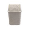Cesto de Lixo Basculante Renda Floral 4,5 Litros Branco - 4
