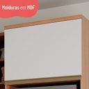 Ver imagem 7 de Paneleiro Torre Quente Macadâmia 70cm para Micro e Forno Branco/Freijó