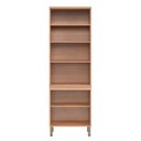 Ver imagem 2 de Paneleiro Macadâmia 70cm 4 Portas para Microondas Branco/Freijó