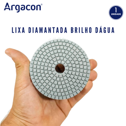 Lixa Diamantada Flexível Brilho Dágua Grão 800 Argacon Porcelanato - 4