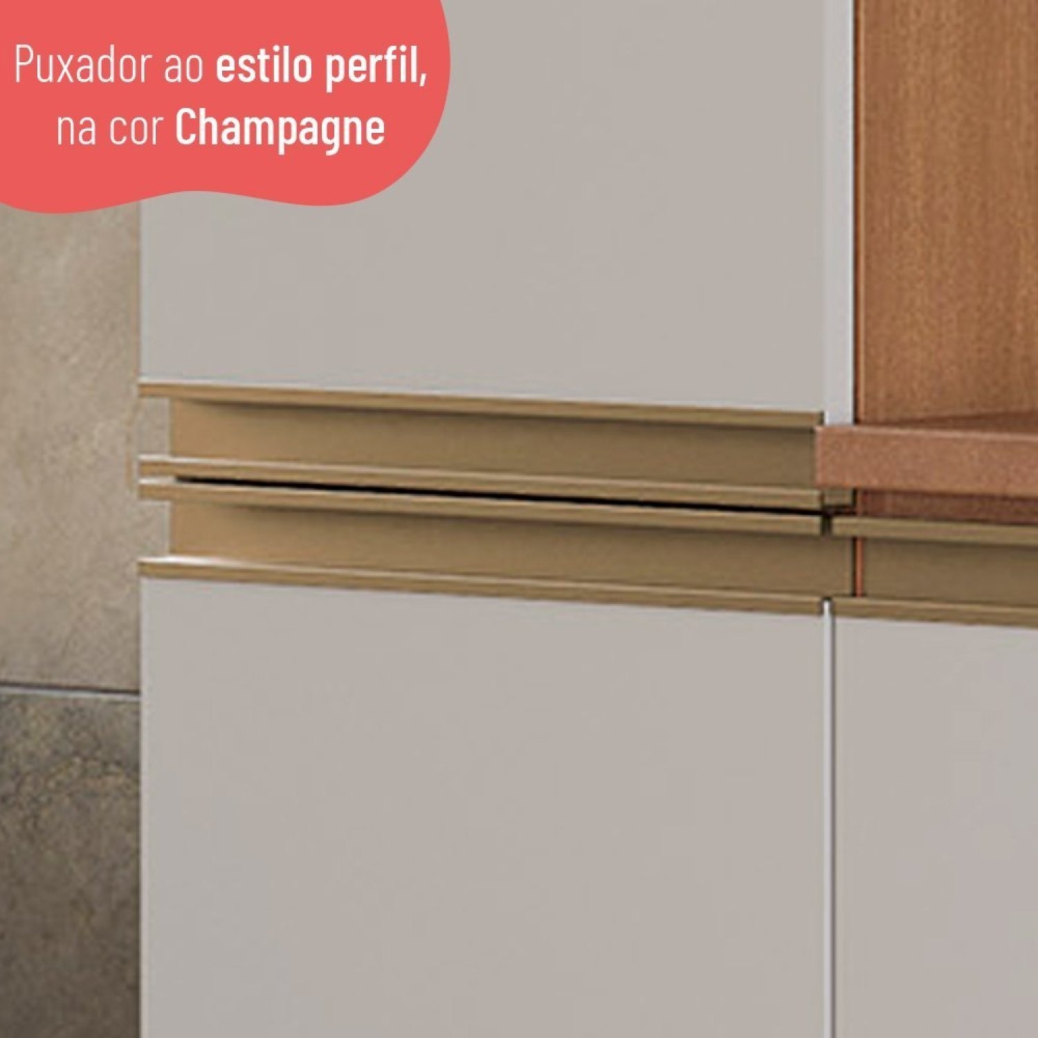 Paneleiro de Cozinha Macadâmia 40cm 2 Portas - 8