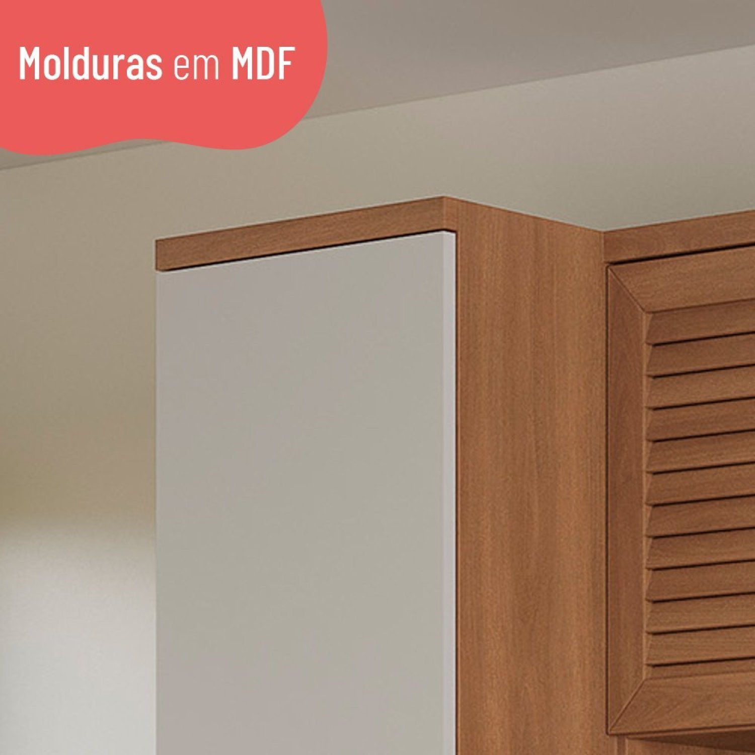 Paneleiro de Cozinha Macadâmia 40cm 2 Portas - 6