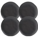 Ver imagem 1 de Jogo 4 Pratos para Sobremesa Orgânico Preto Cerâmica 19cm Porto Brasil Brownie Mousse