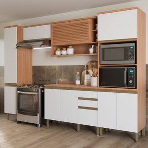 Cozinha Completa 5 Peças com Balcão Macadâmia