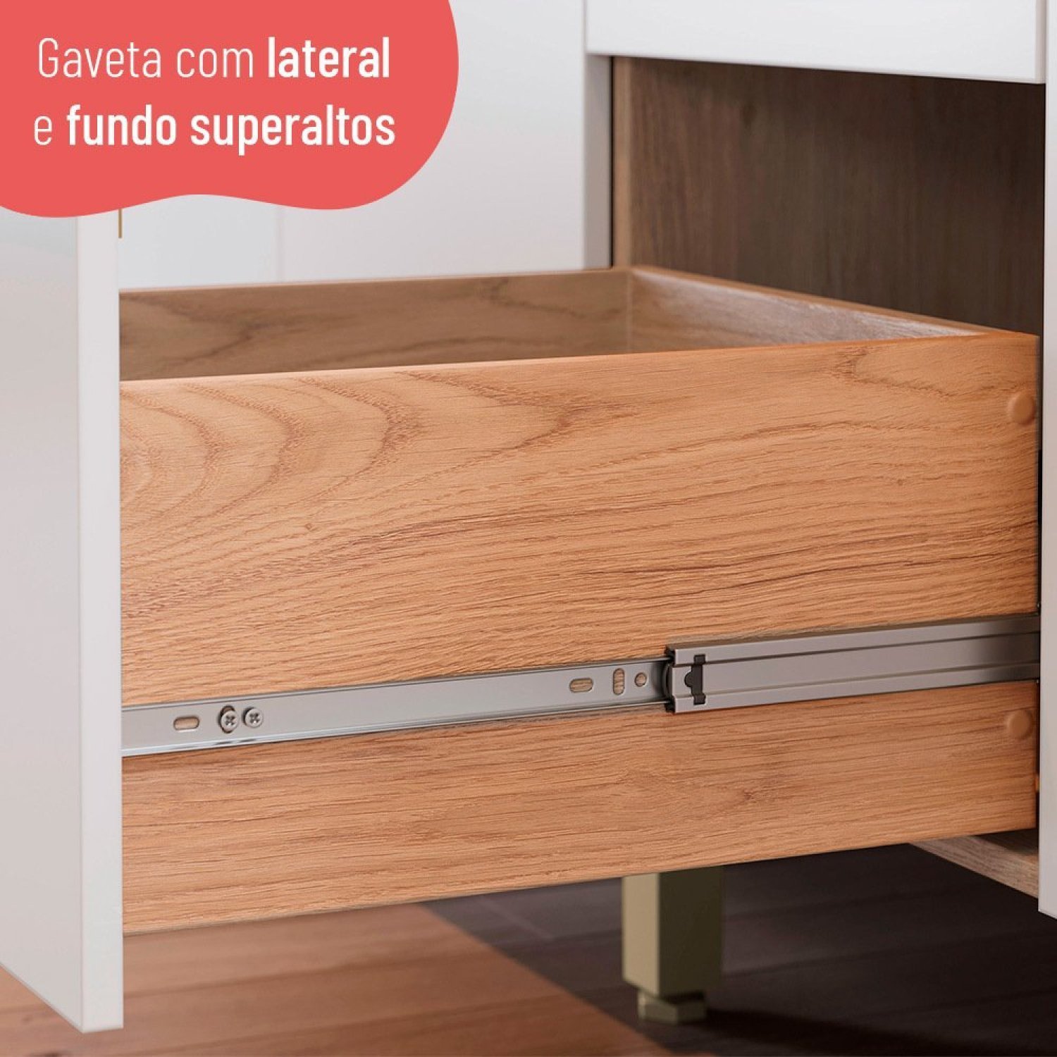 Cozinha Completa 5 Peças com Balcão Macadâmia - 9