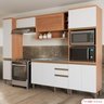 Cozinha Completa 5 Peças com Balcão Macadâmia - 1