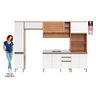 Cozinha Completa 5 Peças com Balcão Macadâmia - 4