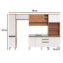 Ver imagem 3 de Cozinha Completa 5 Peças com Balcão Macadâmia