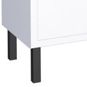 Ver imagem 3 de Gabinete de Aço Para Pia 180cm 4 Portas Juno/Apolo 4 Gavetas Cozimax Branco