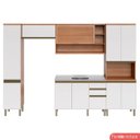 Ver imagem 2 de Cozinha Completa 10 Portas 3 Gavetas com Balcão de Pia Macadâmia