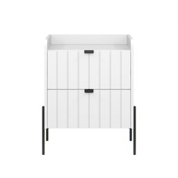 Mesinha de Cabeceira Venus 45cm com Base em Aço Carbono   - 3