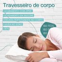 Ver imagem 3 de Travesseiro de corpo grande 130cm x 38cm mais fronha com zíper estampas ou liso