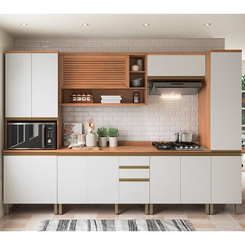 Cozinha Completa 6 Peças com Armário Macadâmia