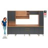 Cozinha Completa 6 Peças com Armário Macadâmia - 4