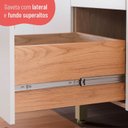 Ver imagem 6 de Balcão Macadâmia 2 Portas 3 Gavetas Branco/Freijó
