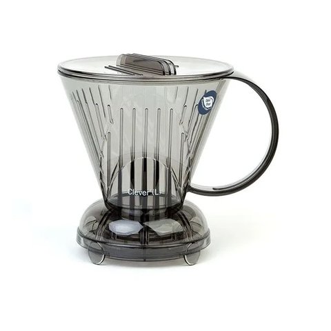 Clever - Suporte P/ Filtrar Café com Filtro - Fumê (Preto)