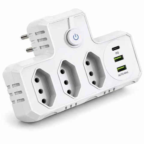 Socket de Conversão com USB e USB-C Pd – Auto Max 10A
