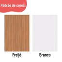 Ver mais imagens de Armário 80cm 1 Porta Basculante Macadâmia Branco/Freijó