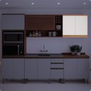 Ver imagem 1 de Armário 80cm 2 Portas Macadâmia