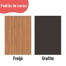 Armário 80cm 2 Portas Macadâmia - 8