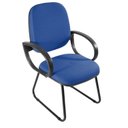 Ver mais imagens de Cadeira Escritório Interlocutor Fixa Estofada Anatômica Base Sky com Braço