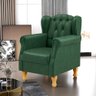 Poltrona Decorativa Para Sala De Estar Yara P02 Facto Verde Musgo - Lyam Decor - 2