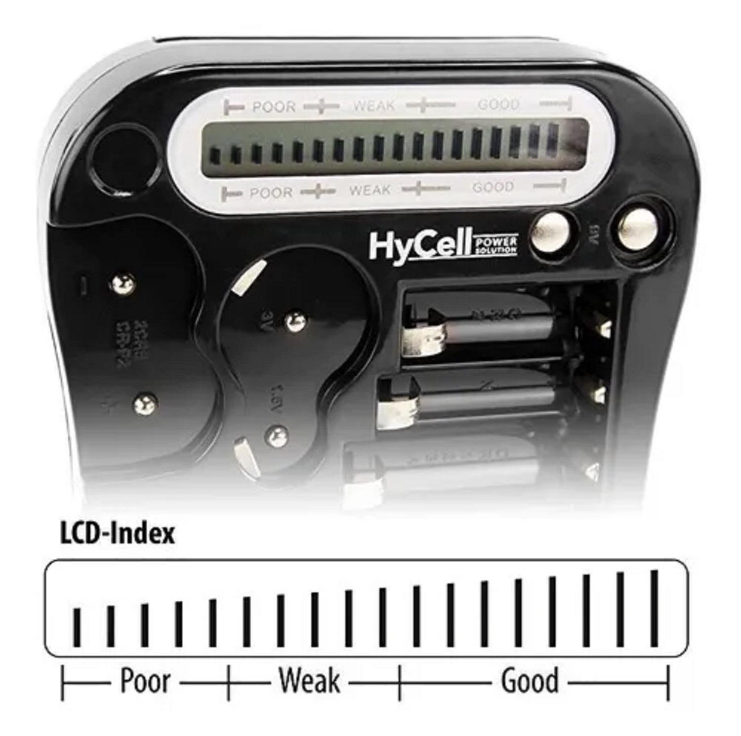 Testador de Pilhas Digital Multi-formato Ansmann Hycell - 4