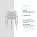 Ver mais imagens de Conjunto Mesa Extensível 2 Banquetas