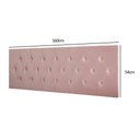 Ver imagem 4 de Cabeceira Estofada Painel Cama Box Casal 1,60 Queen Quarto Princesa Paris com Captonê - Rose Suede