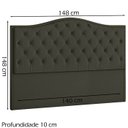 Ver imagem 4 de Cabeceira Casal 140 cm Vien Linho SL 74 Peer
