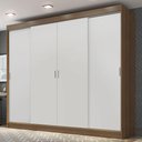 Ver imagem 1 de Guarda-roupa Casal Madesa Austin 4 Portas de Correr 3 Gavetas