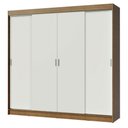 Ver imagem 3 de Guarda-roupa Casal Madesa Austin 4 Portas de Correr 3 Gavetas