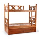 Ver imagem 3 de Treliche em Madeira Maciça com 2 Gavetas