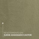 Ver imagem 3 de Sofá New Austrália 210cm Retratil Reclinavel Suede Castor
