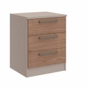 Ver imagem 2 de Guarda Roupa Modulado Casal 7 Peças 100% MDF Requinte+ Marrom/Duna Line/Macadâmia