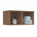 Ver imagem 4 de Conjunto Modulado Home Office 5 Peças 100% em MDF Requinte+ Marrom/Macadâmia/Duna Line